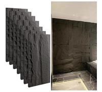 3D Faux Rock Wall Panels for Modern Interior & Exterior Decor Textured Wallpaper Cladding Stylish Wall Tile Backdrop Durable Panels for Home Renovation