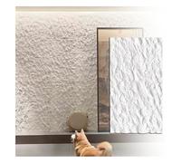 3D Faux Stone Wall Panels Lightweight PU Cement Texture Waterproof Wall Covering for Living Room & TV Wall Decor Modern Interior Design Solution