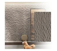 3D Faux Stone Wall PanelsWaterproof PU Cement Brick Wainscoting Lightweight Interior Decor for TV Wall Office & Living RoomStylish Wall Covering Solution