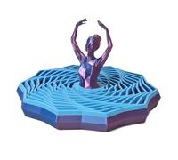 3D Fidget Toys, Ballet Dancer Spiral, Fun Gear with Smart Style, Utility Helper for Daily Play, Care Charm, Toy Helper for Adult Teenager Friend Student Bookshelf Bedside Table Desktop Home Work