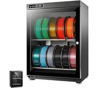 3D Filament Dry Cabinet,Anti-Moisture Storage Box Holding 10-12 Filament Spools,Metal Sealed Drying Structure,Universal Compatibility with Various 3D Printing Consumables ThreeTier