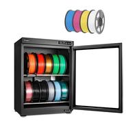 3D Filament Dry Cabinet Large Capacity Filament Dry Box, Anti-Moisture Storage Container Anti-Moisture Filament Storage Box, Humidity Range RH15%-RH60%, for Nylon, PLA,PETG (70l)