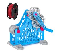 3D Filament Respooler, 3-in-1 Electric and Hand-Cranked Spool Winder with Smart Start/Stop for 1kg 3D Printing Filaments, Welding Wires, and Textile Materials