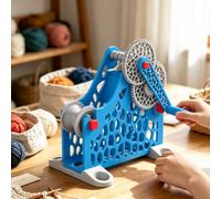 3D Filament Respooler, Detachable Modular Design 1kg Filament Rewinder, Without Tangling,One-Button Switch, 3D Printing Enthusiasts, Welders, Textile Artists Blue-Manual