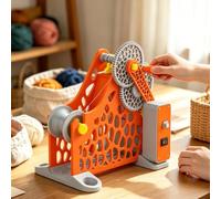 3D Filament Respooler, Detachable Modular Design 1kg Filament Rewinder, Without Tangling,One-Button Switch, 3D Printing Enthusiasts, Welders, Textile Artists Orange-Automatic