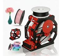 3D Filament Respooler, Electric Printer Filament Winder with Auto Start Stop, Universal Spool Rewinder for 1kg Spools, Wrap Neatly Without Tangling, Compatible with PLA PETG ABS TPU