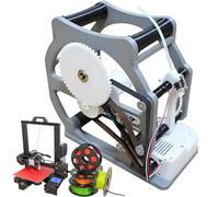 3D Filament Respooler Electric Rewinder with Smart Start & Stop, Automatic Filament Respooling Machine for 1kg Spools, Universal Wire Welding Thread Winder