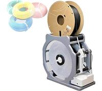 3D Filament Respooler, Electric Spool Rewinder, Automatic Start/Stop, 1kg Capacity, Reduces Tangling, Ideal for 3D Printing and Welding Enthusiasts