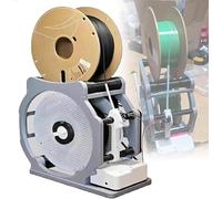 3D Filament Respooler - Electric Spool Rewinder with Smart Auto Start/Stop, 1kg Capacity, No Tangle Wire Winder for PLA, ABS, PETG, TPU, Nylon