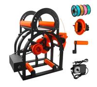 3D Filament Respooler Winder, Electric Spool Holder for 20cm Spools, Removable Modular Design, No Tangling, Perfect for 3D Printing and Textile Art