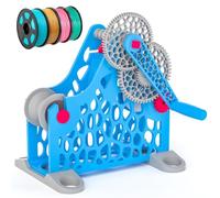 3D Filament Spool Winder - Electric/Manual with 6W Motor, Removable Modular Design, Prevents Tangling, for Wires Up to 1 Kg - Ideal for 3D Printing and Textile Art