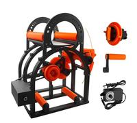 3D Filament Spool Winder, Electric Spool Winder for 20cm Spools with Handle, Removable Modular Design, Without Tangling, for 3D Printing Enthusiasts, Textile Artists