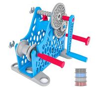 3D Filament Spool Winder, Hand Cranked 1Kg Wire Rewinding Machine, Smart Tension Control, Dual Mode Manual/Electric Drill Winding Tool, for 3D Printing Hobbyists, Textile Craftsmen