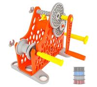 3D Filament Spool Winder, Hand Cranked 1Kg Wire Rewinding Machine, Smart Tension Control, Dual Mode Manual/Electric Drill Winding Tool, for 3D Printing Hobbyists, Textile Craftsmen