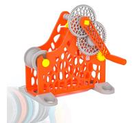 3D Filament Spool Winder Machine, Hand-cranked Consumables Winder, High-Efficiency Winding, Removable Modular Design, for 3D Printing Enthusiasts, Textile Artists Orange-Manual