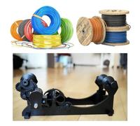 3D Filament Spool Winder Machine,Welding Thread Winder with Smart Tension Control,3D Printers Auto Start/Stop Filament Rewinder,Forward and Reverse Switch,Speed 60-159 RPM,Even Winding(Color:Black)