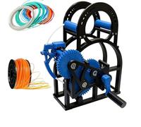 3D Filament Spool Winder, Manual Respooler Reusable for 1kg Spools, Detachable Anti-Tangle Tool for 3D Printing, Welding, Textile Art