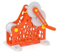3D Filament Spool Winder, Manual Spool Winder without Tangling, Smooth Rotation, Removable Modular Design, for Wires Weighing 1 Kg, for 3D Printing Enthusiasts, Textile Artists(Orange)
