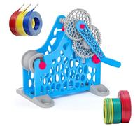 3D Filament Winder, Hand-Cranked Spool Retractor, Detachable Modular Design, Capacity 1KG, Ideal for 3D Printing Enthusiasts, Welders, and Textile Artists