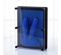 3D Fingerprint Painting Needle Art Kids Toy Christmas Novelty Clone DIY Craft Activity (Blue, One Size)