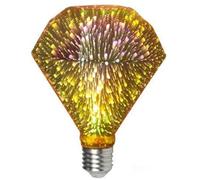 3D Firework Bulb Firework Light Bulb E27 AC 85-220V 4W Retro Edison Bulb Starry Light Bulb for Party Home Christmas Holiday (Diamond 1)