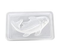 3D Fish Mould Plastic Carp Shaped Cake Chocolate Candy Fondant Baking Mold Jelly Pudding Mold molde DIY