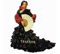 3D Flamenco dancer Tenerife Spain Fridge Magnet Tourist Souvenir Sticker,Home & Kitchen Decoration,Tenerife Spain Refrigerator Magnet