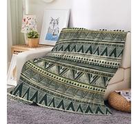 3D Flannel Blanket Boho 150x200cm Aldult Microfiber Fleece Soft Warm Geometry Throw Blanket for Bedspread Sofa Couch Bed All Season（style 14-20）