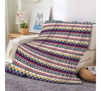 3D Flannel Blanket Boho 200x200cm Aldult Microfiber Fleece Soft Warm Boho Throw Blanket for Bedspread Sofa Couch Bed All Season(style 36-15)
