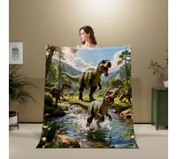 3D Flannel Blanket Dinosaur 100x130cm Microfiber（XXX 12-16）