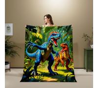 3D Flannel Blanket Dinosaur 100x130cm Microfiber（XXX 12-2）