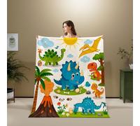 3D Flannel Blanket Dinosaur 100x130cm Microfiber（XXX 12-20）