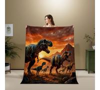 3D Flannel Blanket Dinosaur 180x220cm Aldult Microfiber（XXX 12-9）