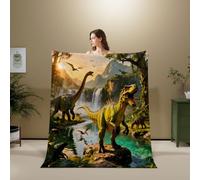 3D Flannel Blanket Dinosaur 180x220cm Aldult Microfiber（XXX 13-4）
