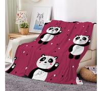 3D Flannel Blanket Panda 180x220cm Aldult Microfiber Fleece Soft Warm Cute Panda Throw Blanket for Bedspread Sofa Couch Bed All Season（style 15-12）