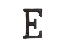 3D Floating House Plaque Numbers 0-9 Letters A-Z Dash & and Sign Black 8cm Metal Cast Iron Decoration Sign Doorplate DIY Cafe Wall, Includes Screws, for Indoor Outdoor Waterproofing Rustproof (E)