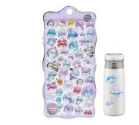 3D Floating Stickers - 3D Cute Small Stickers, Small Animal Stickers, for School Books, Pencil Case, Tablets, Water Glasses, Preschool, Nursery, School, Classroom, Reward