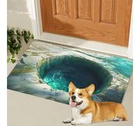 3D Floor Optical Illusion Rug, Rug that Looks Like a Hole in the Floor, Non-Slip Floors Mat for Indoor & Outdoor, Visual Illusion Doormat for Bedroom, Living Room, Porch, Terrace (Color 8,M)