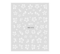 3D Floral Nails Stickers Ice Flower Nails Decals Fashion Nails Accessories For Everyday Wear And Special Occasion