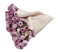 3D Flower Blanket Hand-Woven DIY Material Kit (Bicolor Lily of the Valley)