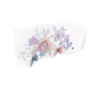 3D Flower Embroidered Applique for Crafters, Fashion Decoration | Sequin Polyester PVC Blend, Bright Colour Finish, for Bags Skirts Cheongsam Garment Upcycling