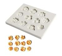 3D Flower Icing Moulds,Flower Silicone Mould Silicone Moulds Wax Melt Moulds Fondant Flower Moulds Silicone Daisy Mould Jelly Moulds for Cupcake Candy Baking