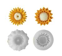 3D Flower Silicone Mold Plaster Epoxy Resin Scene Decorative Casting