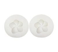 3D Flower Silicone Set, 2pcs Translucent Fondant for Chocolate and Candy - High Temperature Resistance, Easy Demoulding, Multifunctional Use