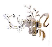 3D Flower Stickers, Mirror Wall Stickers, Flower Vine Stickers, Diy Decoration Stickers For Bedroom, Living Room