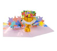 3D Flower Trophy Greeting Card, Greeting Card, Mother's Day Card, Kids Greeting Card