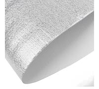 3D Foam Linen Roll 50 Cm X 10 M Moisture-Resistant Solid Colour Wall Sticker for Bedroom Living Room Bathroom - Simple Peel Home Decoration(White)