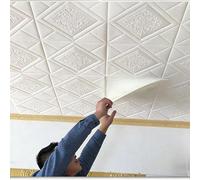 3D Foam Self-Adhesive Wall Stickers - Versatile Ceiling Cladding & Wall Tile Wallpaper for Home Dorm Shops - Easy to Install Decorative Panels Durable & Stylish