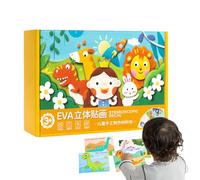 3D Foam Sticker Puzzle - Fun Educational Game - Kids Animal Foam Crafts,for Christmas Art Project School Home Party Hobby Leisure Time Family Activities