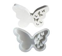 3D Fondant Cake Decorating Tool - Butterfly Silicone Mold, Detailed Shape Baking Tray Flexible Easy Release | Multipurpose Chocolate Candy Wax Soap Craft Kitchen Pastry Design